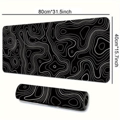 1PC Large Mouse Pads for Desk, Gaming Mouse Pad, Mouse Pad with Stitched Edges and Non-Slip Rubber Base, Extended Mouse Pad