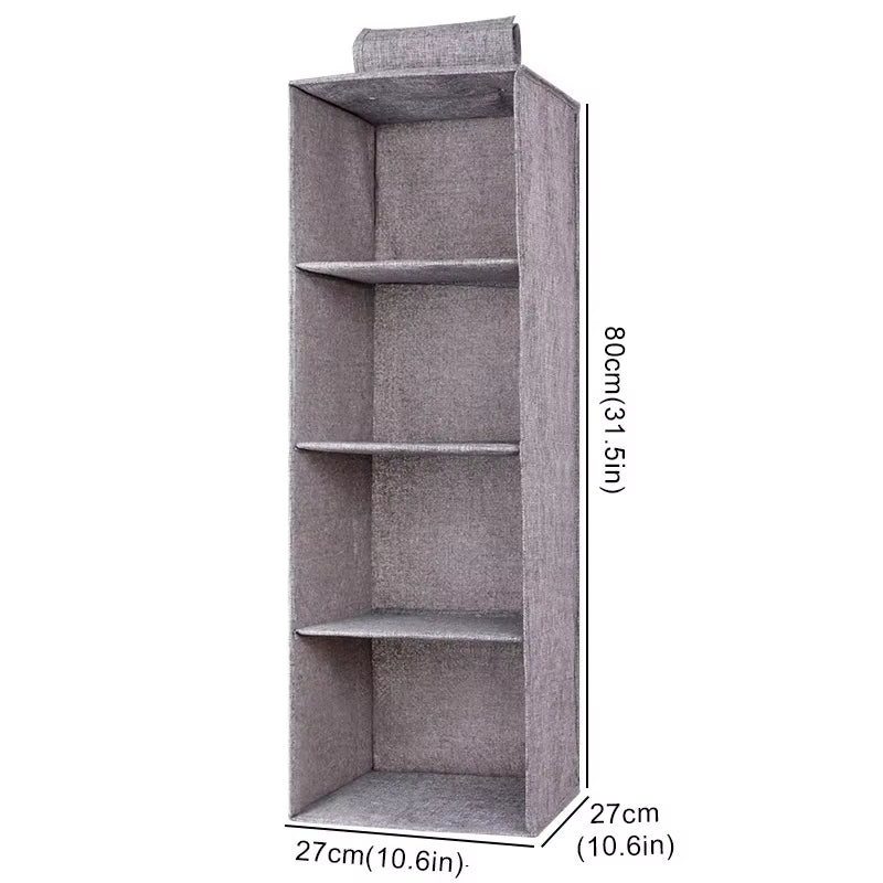 New Creative Household Clothes Hanging Drawer Box Underwear Finishing Storage Collapsible Storage Shelves Closet Organizer