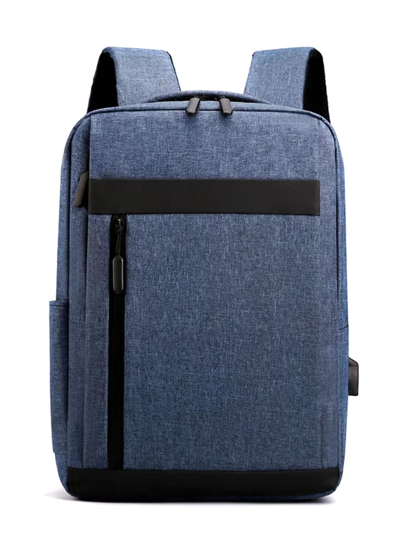 Business Laptop Backpack Large Capacity Multifunctional Usb Charging Waterproof Film Backbag Casual Shoulder Bag for Men