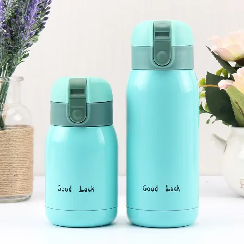 Mini Thermos Cup 200Ml/360Ml Pocket Cup Stainless Steel Thermal Coffee Mug Vacuum Flask Insulated Hot Water Bottle Kids Gift