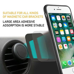 Magnetic Metal Plate for Car Phone Holder  Iron Sheet Disk Sticker Mount Mobile Phone Magnet Stand for All Smart Phone