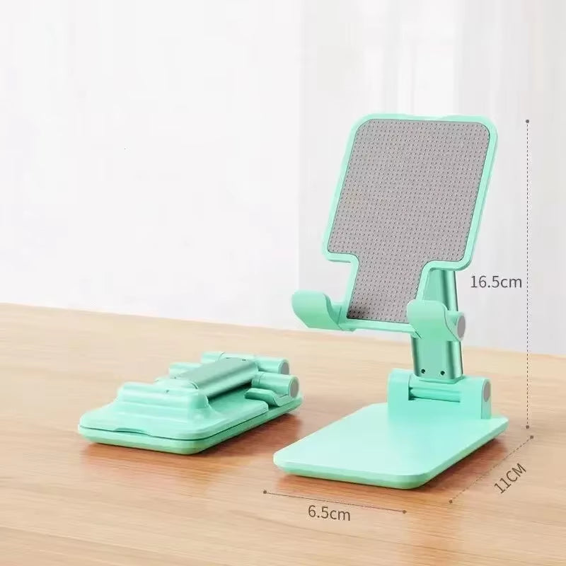 Foldable Mobile Phone Holder Stand Tablet Desk Mount Table Flexible Adjustable Desktop Live Lazy Bracket Support for All Phones