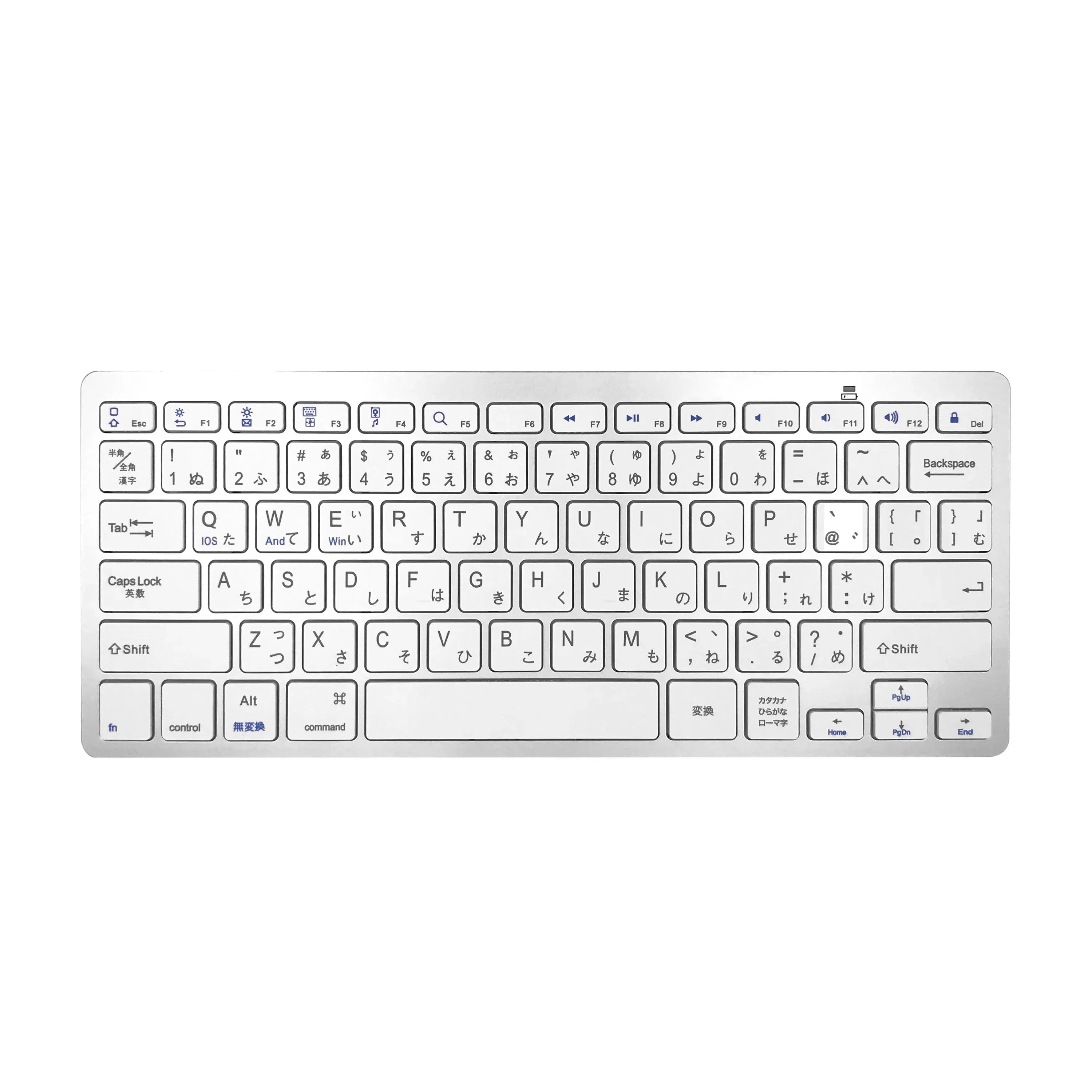 Japanese Language Ultra Thin Lightweight Low Noise Keyboards for Laptop/Computer/Surface