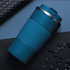 Double Stainless Steel Thermal Travel Mug: Leak-Proof Vacuum Flask for Coffee, Tea, and Water (380Ml)