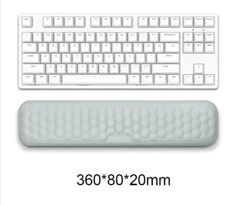 Ergonomic Keyboard Mouse Wrist Rest Office Typing Protection Relax Wrist Memory Foam Mouse Pad Computer Laptop Desk Mat