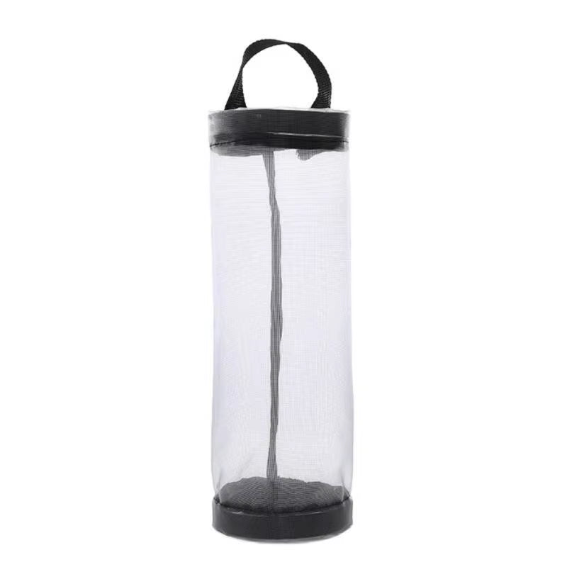 Home Grocery Bag Holder Wall Mount Plastic Bag Holder Dispenser Hanging Storage Trash Garbage Bag Kitchen Garbage Organizer