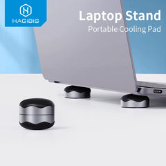 Laptop Stand Magnetic Portable Cooling Pad for Macbook Laptop Cool Ball Heat Dissipation Skidproof Pad Cooler Stand