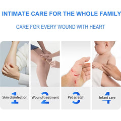 50Pcs/Lot Medical Alcohol Disposable Emergency Cotton Stick Iodine Disinfected Swab First Aid Kit Home for Children Adults Baby