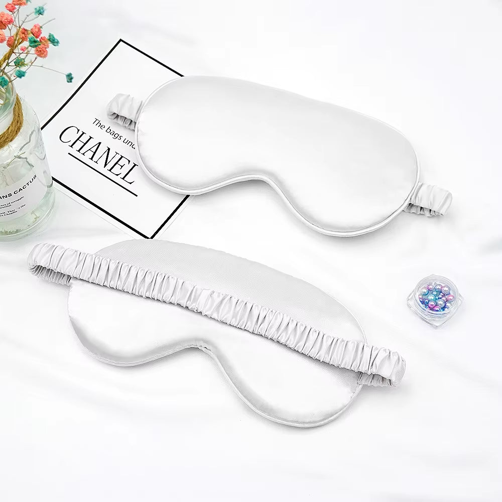 Imitated Silk Eye Patch Shading Sleep Eye Mask Eyepatch Travel Relax Cover Eyeshade Health Sleeping Shield Soft Eye Care Tools