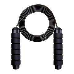 With Ball Bearings Adjustable Tangle-Free Speed Wire Jump Rope Workout with Foam Handles for Fitness Home Workouts and Slim Body