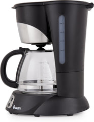 SK13130N Programmable Coffee Maker with Keep Warm Function, LCD Timer, 750Ml, 700W, Black