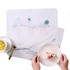 NEW Silicone Waterproof Placemat Table Mat Heat Insulation Anti-Skidding Washable Durable for Kitchen Dining