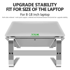 Aluminum Laptop Stand Notebook Riser Holder for Macbook Air 13 Ipad Pro Dell HP Lenovo Xiaomi Computer Tablet Support Ordinateur