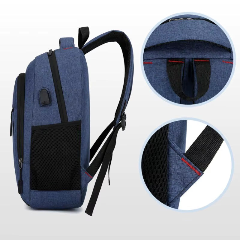 Mens Backpack Largecapacity Simple Fashion Travel Female Student Computerbag