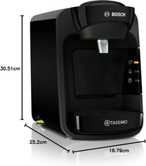 by Bosch Suny 'Special Edition' TAS3102GB Coffee Machine,1300 Watt, 0.8 Litre - Black