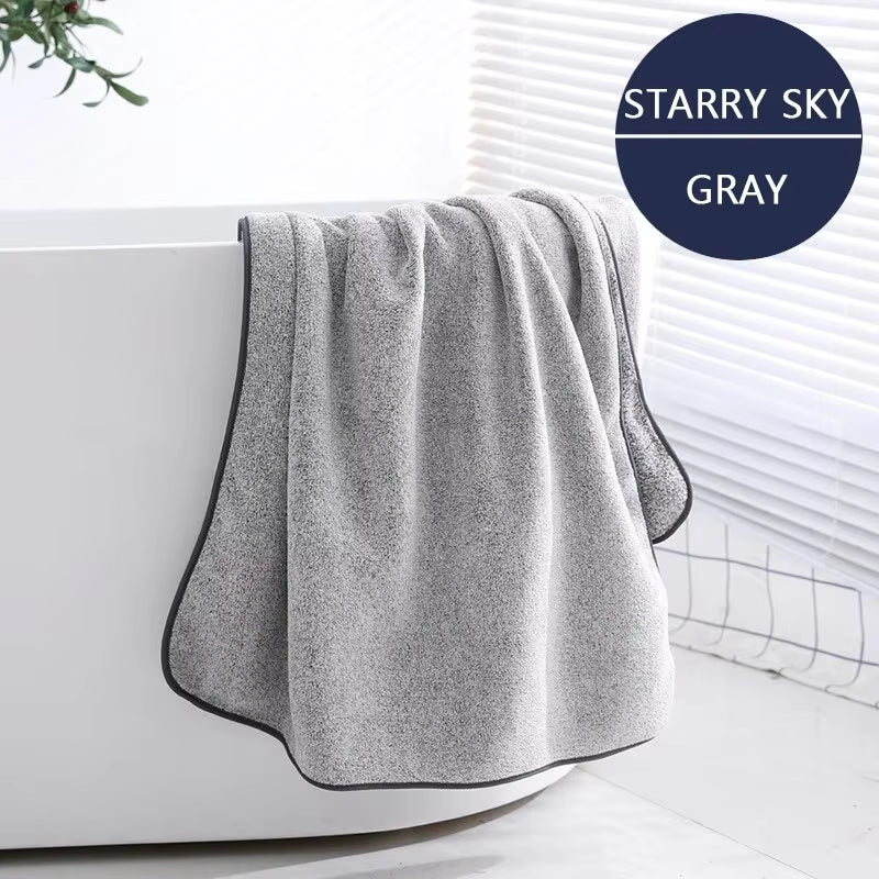 Thickened Bath Towels for the Body Microfiber Towel for Gym Sports Shower Robe for Spa Beath Home