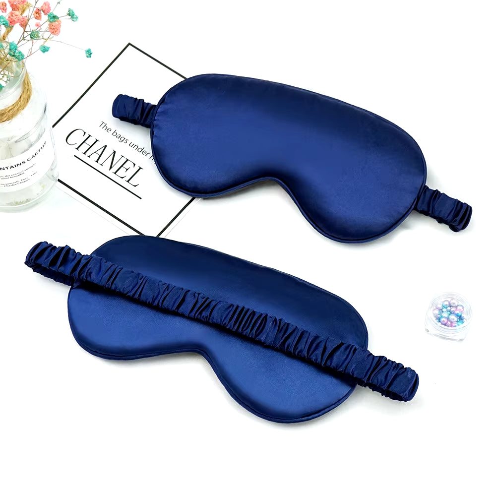 Imitated Silk Eye Patch Shading Sleep Eye Mask Eyepatch Travel Relax Cover Eyeshade Health Sleeping Shield Soft Eye Care Tools