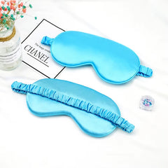 Imitated Silk Eye Patch Shading Sleep Eye Mask Eyepatch Travel Relax Cover Eyeshade Health Sleeping Shield Soft Eye Care Tools