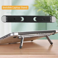 Foldable Laptop Stand Portable Notebook Support Base Holder Pad Adjustable Riser Cooling Bracket Universal for Laptop Tablet