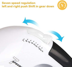 Hand Mixer, Electric Cake Whisk Food Mixer for Baking Self-Control/Turbo Boost + 4 Stainless Steel Accessory Food Beater for Cake Bread