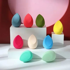 3Pcs Beauty Makeup Egg Makeup Sponge Air Cushion Powder Cosmetics Puff Cosmetics Puff Soft Beauty Tools Wet Dry Dual Use