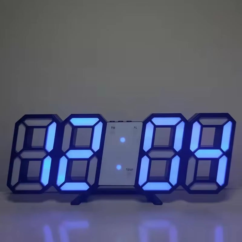 Digital Wall Clock Desk Watches Electronic Alarm Modern Home Decoration for Bedroom Decor Interior Led Table Clocks Living Room