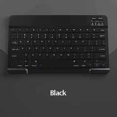 Spanish/English Bluetooth Keyboard 10 Inch for Ipad Air Pro Wireless Rechargeable Keyboard for Phone Tablet Laptop Universal