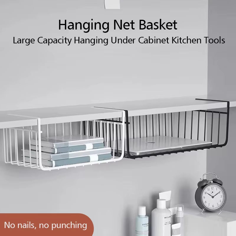 Metal Hanging Kitchen Conditioning Layered Storage Rack Multifunctional Book Storage Rack Dormitories Offices