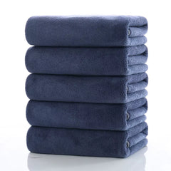 Oversized Super Thick Towel Microfiber Bath Towel, Super Soft, Super Absorbent and Quick-Drying, White Towel Face Towel