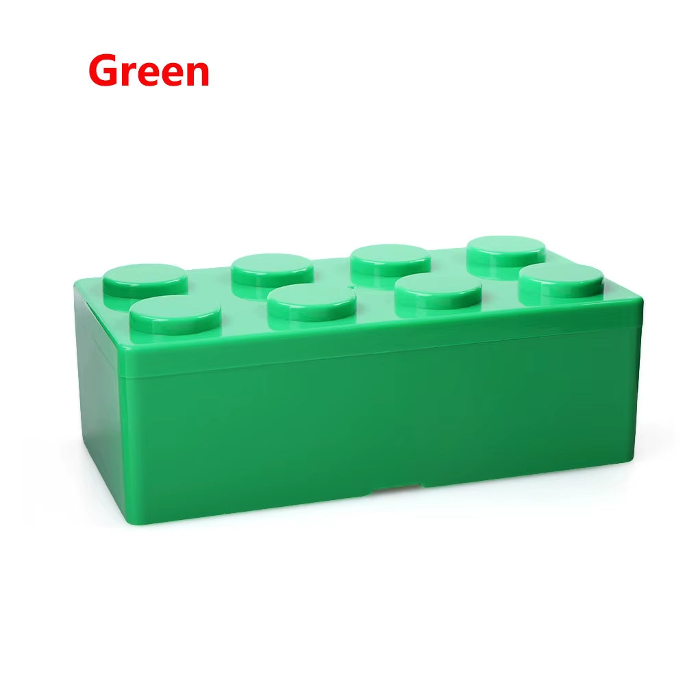 New Creative Storage Box Building Block Shapes Plastic Saving Space Box Superimposed Desktop Handy Office Supplies