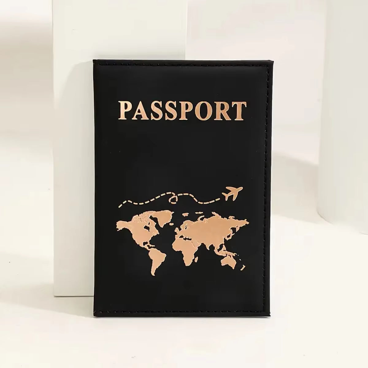 1PCS Passport Cover Bag for Women Men Pu Leathaer Fashion Travel Passport Holder Case ID Name Business Cards Protector Pouch