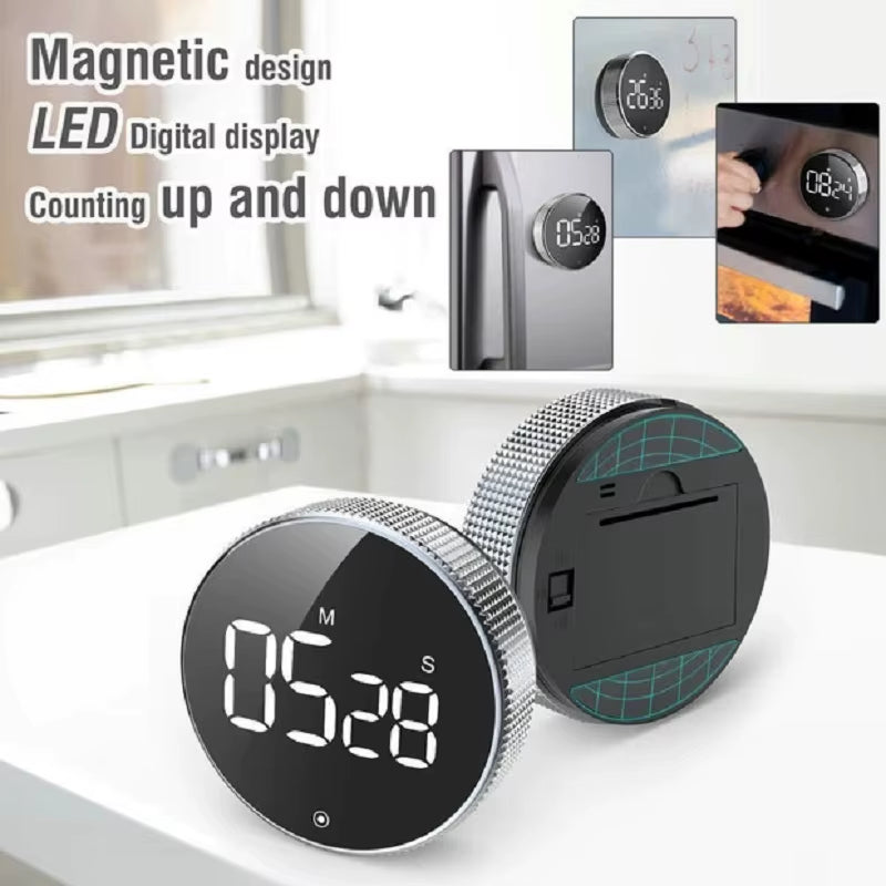 Mechanical Manual Digital Timer Magnetic Kitchen Timer Cooking Study Stopwatch Fitness Countdown Alarm Clock Kitchen Accesories