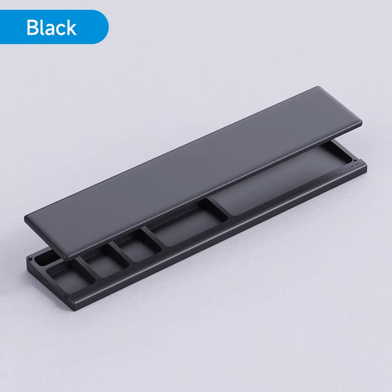 Keyboard Wrist Rest Pad Ergonomic Soft Memory Foam Support Desktop Storage Box Easy Typing Pain Relief for Office Home