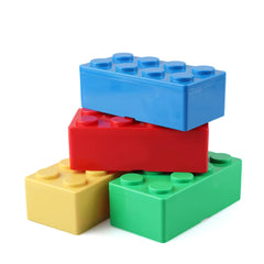 New Creative Storage Box Building Block Shapes Plastic Saving Space Box Superimposed Desktop Handy Office Supplies