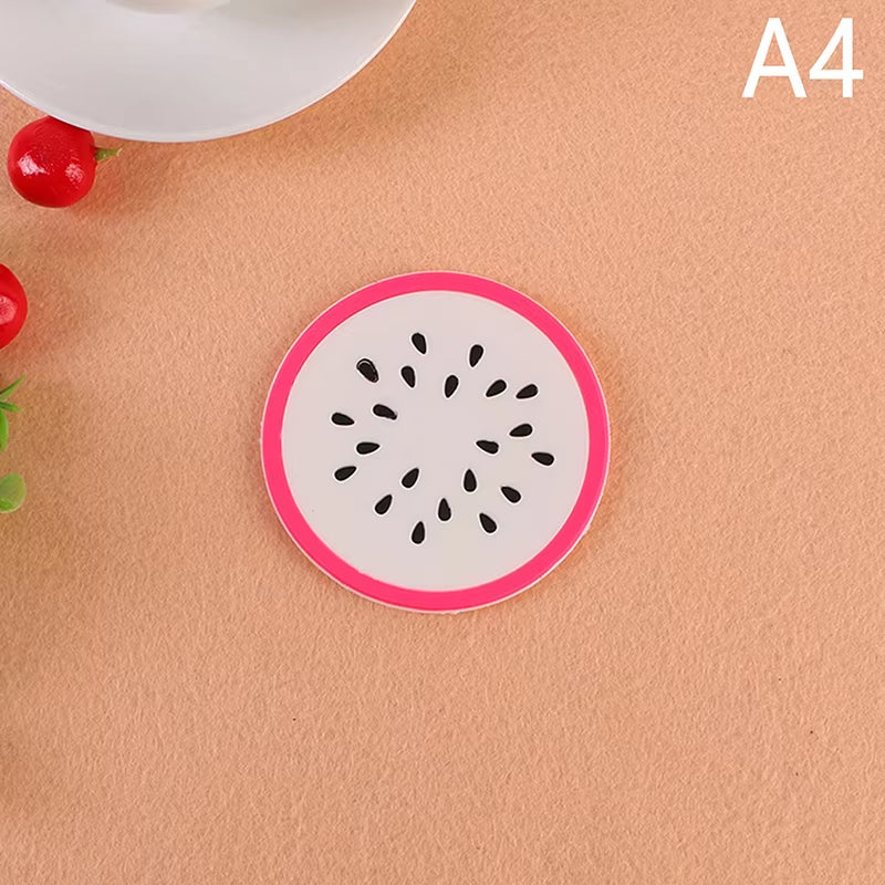 Ins Colour Gradient Acrylic Coaster Anti-Slip round Cup Pad Dining Table Placemat Cafe Decor Mug Mats