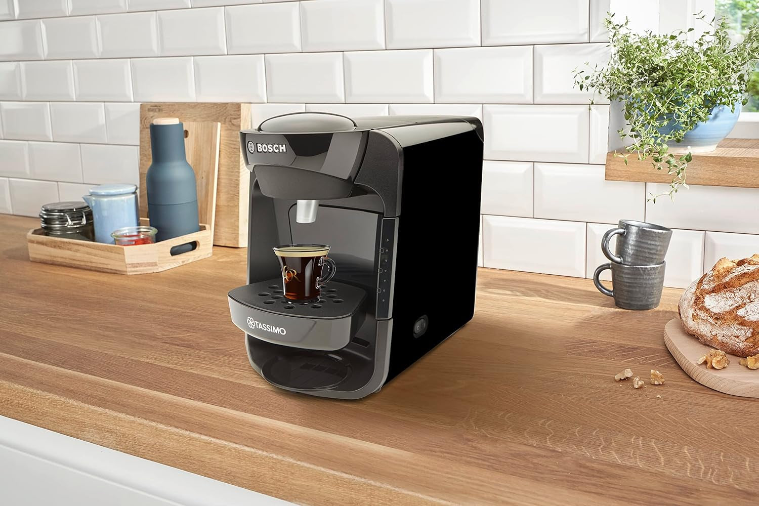 by Bosch Suny 'Special Edition' TAS3102GB Coffee Machine,1300 Watt, 0.8 Litre - Black