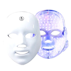 7 Colors LED Facial Mask Photon Therapy Face Skin Care Mask anti Acne Therapy Skin Rejuvenation Wrinkle Removal Face Beauty Mask