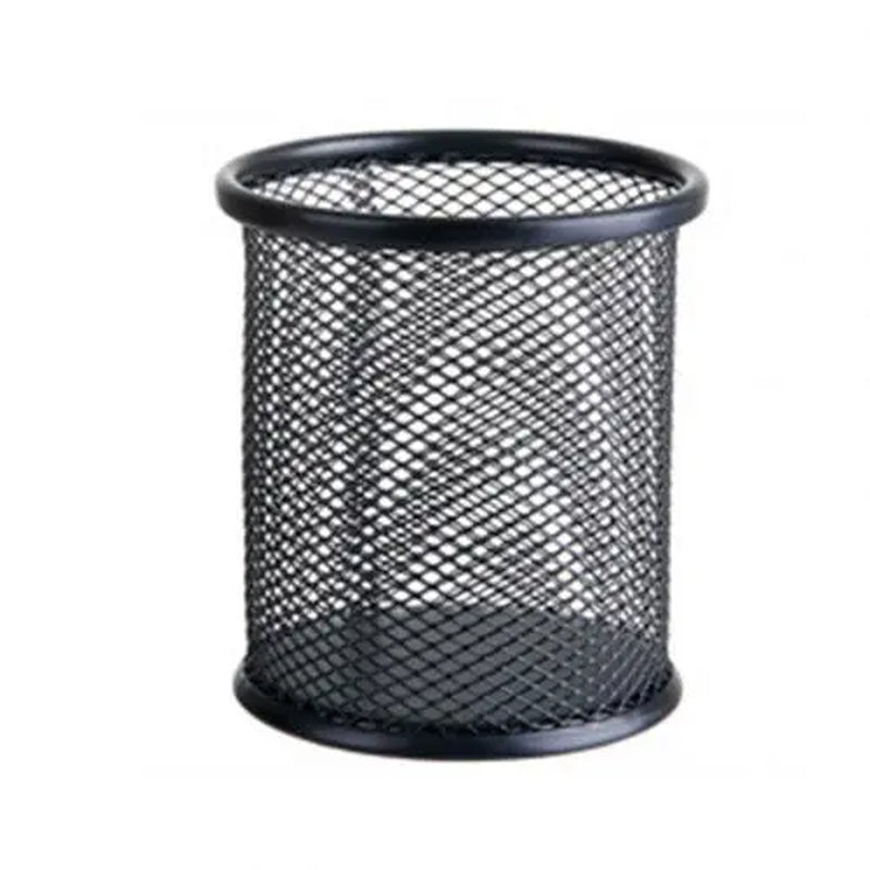 1Pcs New Pencil Holder Office Desk Metal Mesh Square Pen Pot Cup Case Container Organiser Durable Pencil Case