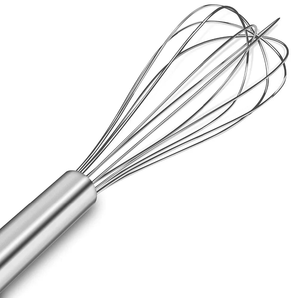 8" 10" 12" Egg Whisk Stainless Steel Egg Whisk Kitchen Wire Balloon Whisk Milk Egg Beater Egg Mixing Mixer Tools KC0231