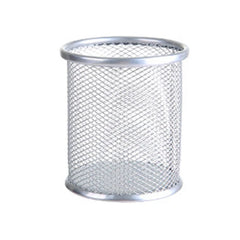 1Pcs New Pencil Holder Office Desk Metal Mesh Square Pen Pot Cup Case Container Organiser Durable Pencil Case