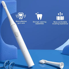 Electric Toothbrush: Waterproof Rechargeable USB Toothbrush for Teeth Whitening