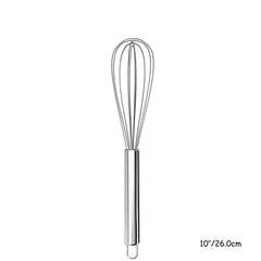 8" 10" 12" Egg Whisk Stainless Steel Egg Whisk Kitchen Wire Balloon Whisk Milk Egg Beater Egg Mixing Mixer Tools KC0231