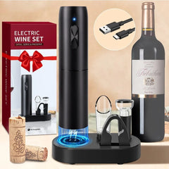 Rechargeable Electric Wine Bottle Opener: Automatic Corkscrew for Wine