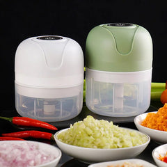 USB Mini Electric Garlic Chopper: Sturdy and Durable Garlic Masher Machine, Meat Grinder, and Vegetable Crusher for Crushed Ginger 