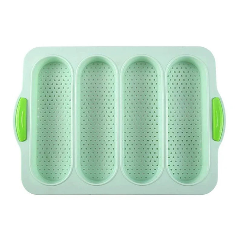 Baking Mold Restaurant Bread Food Mould Grade Baguette Bake Tray Silicone Anti-Scalding Non-Stick Oven Tool Kitchen Accessories