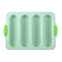 Baking Mold Restaurant Bread Food Mould Grade Baguette Bake Tray Silicone Anti-Scalding Non-Stick Oven Tool Kitchen Accessories