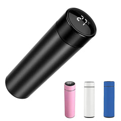 Tea Infuser Thermoses Water Bottle Portable Travel Mug with Smart LCD Touch Screen Keep Hot or Cold