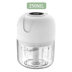 USB Mini Electric Garlic Chopper: Sturdy and Durable Garlic Masher Machine, Meat Grinder, and Vegetable Crusher for Crushed Ginger 