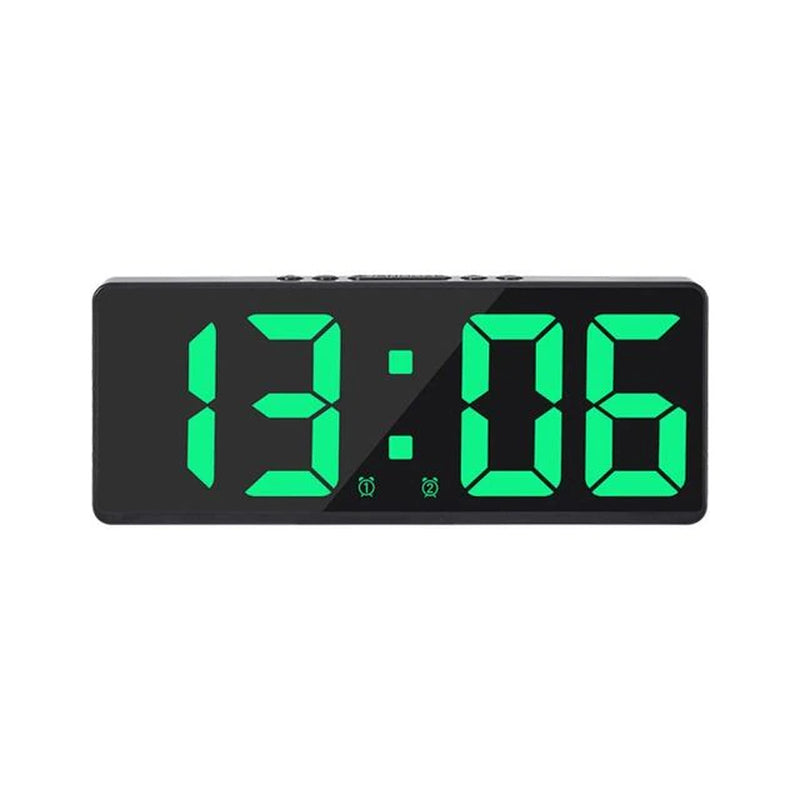 Creative Number Clock Color Nightlight Temperature Calendar Alarm Clock LED Large Number Electronic Clock Backlight Home Decor