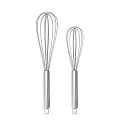 8" 10" 12" Egg Whisk Stainless Steel Egg Whisk Kitchen Wire Balloon Whisk Milk Egg Beater Egg Mixing Mixer Tools KC0231